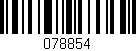 Código de barras (EAN, GTIN, SKU, ISBN): '078854'