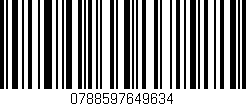 Código de barras (EAN, GTIN, SKU, ISBN): '0788597649634'