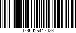 Código de barras (EAN, GTIN, SKU, ISBN): '0789025417026'