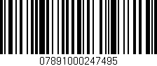 Código de barras (EAN, GTIN, SKU, ISBN): '07891000247495'