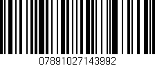 Código de barras (EAN, GTIN, SKU, ISBN): '07891027143992'
