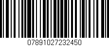Código de barras (EAN, GTIN, SKU, ISBN): '07891027232450'