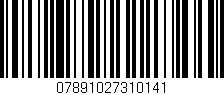 Código de barras (EAN, GTIN, SKU, ISBN): '07891027310141'