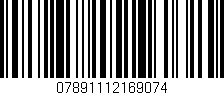 Código de barras (EAN, GTIN, SKU, ISBN): '07891112169074'