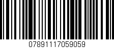 Código de barras (EAN, GTIN, SKU, ISBN): '07891117059059'