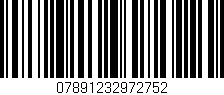 Código de barras (EAN, GTIN, SKU, ISBN): '07891232972752'
