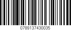 Código de barras (EAN, GTIN, SKU, ISBN): '0789137430035'