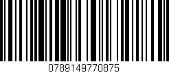 Código de barras (EAN, GTIN, SKU, ISBN): '0789149770875'
