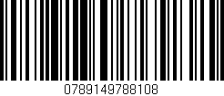 Código de barras (EAN, GTIN, SKU, ISBN): '0789149788108'