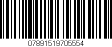 Código de barras (EAN, GTIN, SKU, ISBN): '07891519705554'