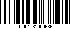 Código de barras (EAN, GTIN, SKU, ISBN): '07891762000666'