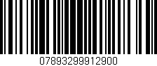 Código de barras (EAN, GTIN, SKU, ISBN): '07893299912900'