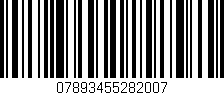 Código de barras (EAN, GTIN, SKU, ISBN): '07893455282007'