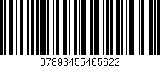 Código de barras (EAN, GTIN, SKU, ISBN): '07893455465622'