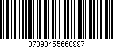 Código de barras (EAN, GTIN, SKU, ISBN): '07893455660997'