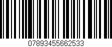 Código de barras (EAN, GTIN, SKU, ISBN): '07893455662533'