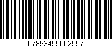 Código de barras (EAN, GTIN, SKU, ISBN): '07893455662557'