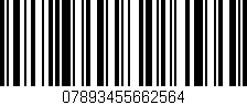 Código de barras (EAN, GTIN, SKU, ISBN): '07893455662564'
