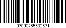 Código de barras (EAN, GTIN, SKU, ISBN): '07893455662571'