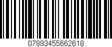 Código de barras (EAN, GTIN, SKU, ISBN): '07893455662618'