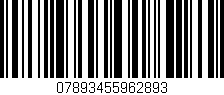 Código de barras (EAN, GTIN, SKU, ISBN): '07893455962893'