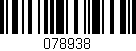 Código de barras (EAN, GTIN, SKU, ISBN): '078938'