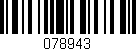 Código de barras (EAN, GTIN, SKU, ISBN): '078943'