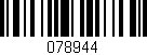 Código de barras (EAN, GTIN, SKU, ISBN): '078944'
