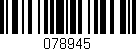 Código de barras (EAN, GTIN, SKU, ISBN): '078945'