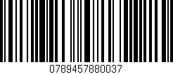 Código de barras (EAN, GTIN, SKU, ISBN): '0789457880037'