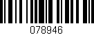 Código de barras (EAN, GTIN, SKU, ISBN): '078946'