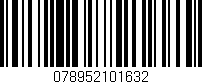 Código de barras (EAN, GTIN, SKU, ISBN): '078952101632'