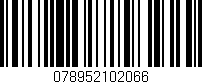 Código de barras (EAN, GTIN, SKU, ISBN): '078952102066'