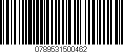 Código de barras (EAN, GTIN, SKU, ISBN): '0789531500462'