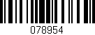 Código de barras (EAN, GTIN, SKU, ISBN): '078954'