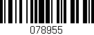 Código de barras (EAN, GTIN, SKU, ISBN): '078955'