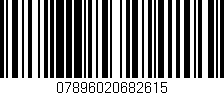 Código de barras (EAN, GTIN, SKU, ISBN): '07896020682615'