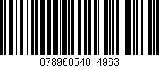 Código de barras (EAN, GTIN, SKU, ISBN): '07896054014963'