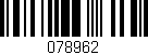 Código de barras (EAN, GTIN, SKU, ISBN): '078962'