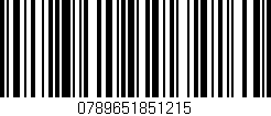 Código de barras (EAN, GTIN, SKU, ISBN): '0789651851215'