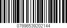 Código de barras (EAN, GTIN, SKU, ISBN): '07896539202144'