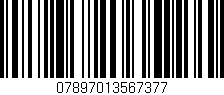 Código de barras (EAN, GTIN, SKU, ISBN): '07897013567377'