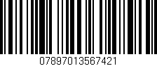 Código de barras (EAN, GTIN, SKU, ISBN): '07897013567421'