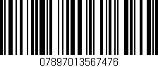 Código de barras (EAN, GTIN, SKU, ISBN): '07897013567476'
