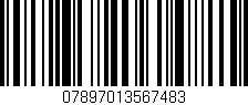 Código de barras (EAN, GTIN, SKU, ISBN): '07897013567483'