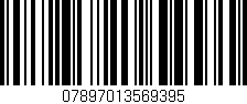 Código de barras (EAN, GTIN, SKU, ISBN): '07897013569395'