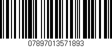 Código de barras (EAN, GTIN, SKU, ISBN): '07897013571893'