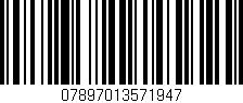 Código de barras (EAN, GTIN, SKU, ISBN): '07897013571947'