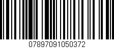 Código de barras (EAN, GTIN, SKU, ISBN): '07897091050372'