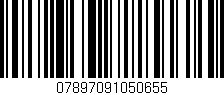 Código de barras (EAN, GTIN, SKU, ISBN): '07897091050655'